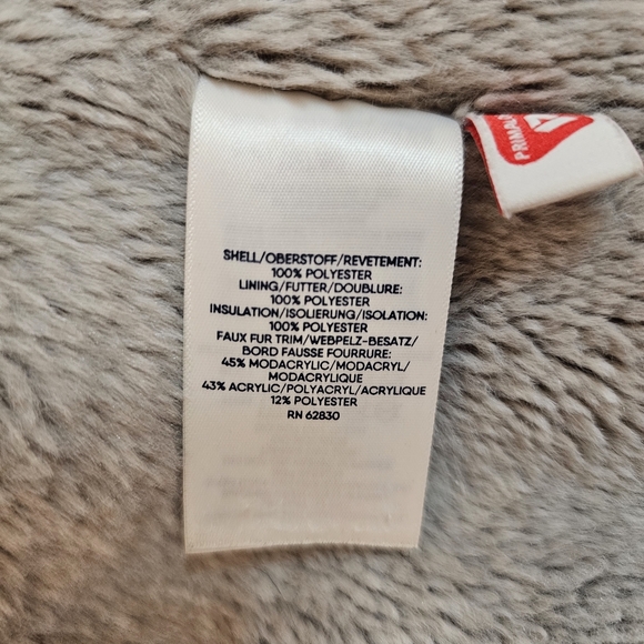 Girls fleece lined parka Lands' end Size M 8 - Picture 7 of 10